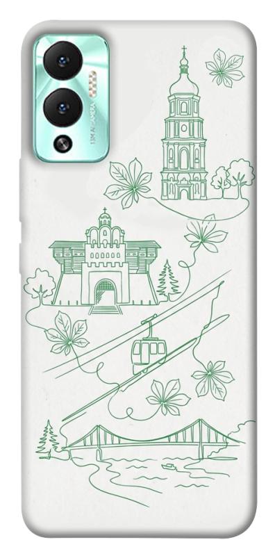 Чохол itsPrint Heart of Kyiv для Infinix Hot 12 Play, love ukraine, купити оптом з доставкою