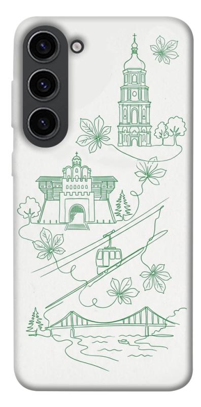 Чехол itsPrint Heart of Kyiv для Samsung Galaxy S23, love ukraine, купить оптом с доставкой