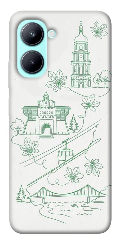 Чохол itsPrint Heart of Kyiv для Realme C33, love ukraine, купити оптом з доставкою
