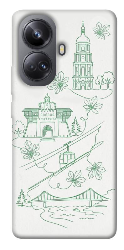Чохол itsPrint Heart of Kyiv для Realme 10 Pro+, love ukraine, купити оптом з доставкою