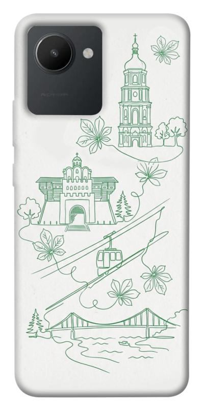 Чохол itsPrint Heart of Kyiv для Realme C30s, love ukraine, купити оптом з доставкою