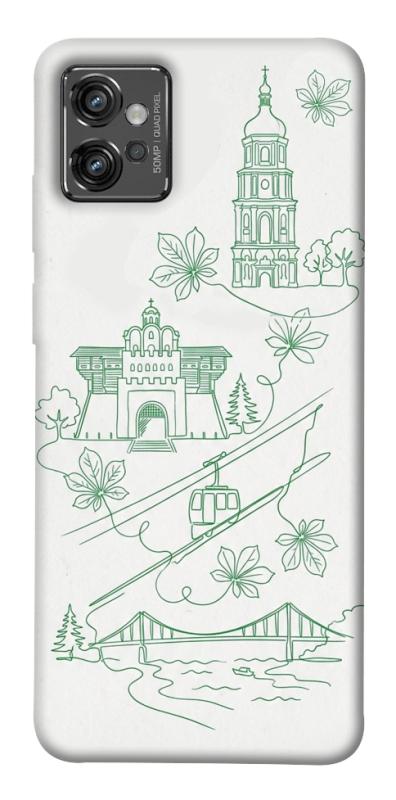 Чехол itsPrint Heart of Kyiv для Motorola Moto G32, love ukraine, купить оптом с доставкой