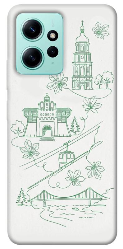 Чохол itsPrint Heart of Kyiv для Xiaomi Redmi Note 12 4G, love ukraine, купити оптом з доставкою
