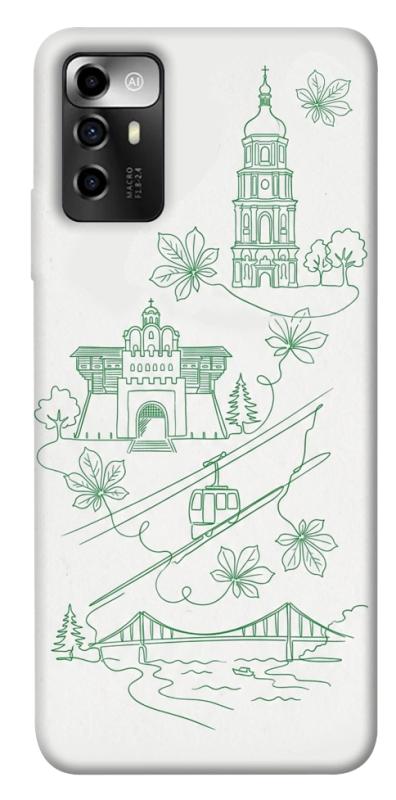 Чохол itsPrint Heart of Kyiv для ZTE Blade V40 Vita, love ukraine, купити оптом з доставкою