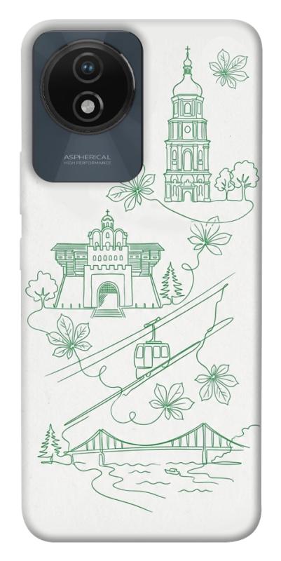 Чохол itsPrint Heart of Kyiv для Vivo Y02, love ukraine, купити оптом з доставкою