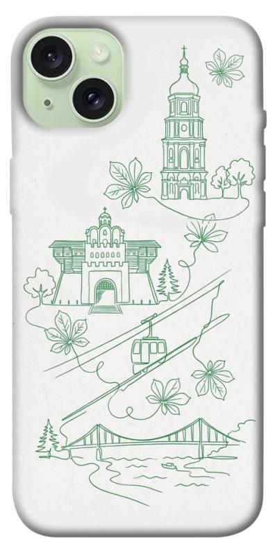 Чохол itsPrint Heart of Kyiv для Apple iPhone 15 Plus (6.7"), love ukraine, купити оптом з доставкою