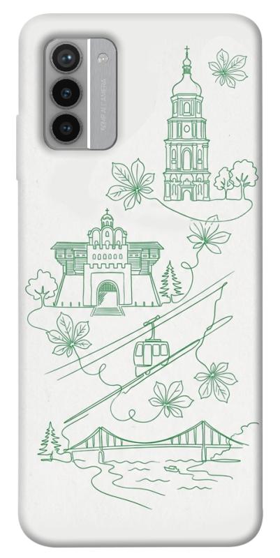 Чохол itsPrint Heart of Kyiv для Nokia G42, love ukraine, купити оптом з доставкою