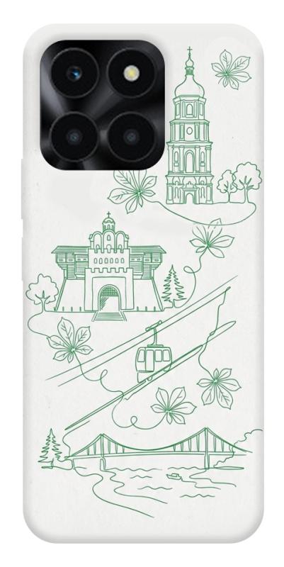 Чехол itsPrint Heart of Kyiv для Huawei Honor X6a, love ukraine, купить оптом с доставкой