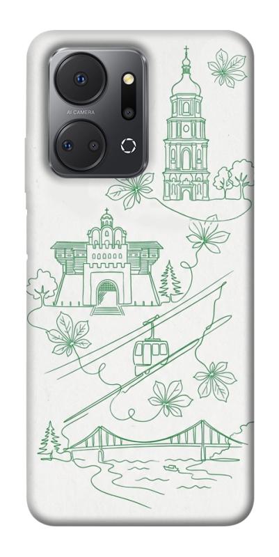 Чохол itsPrint Heart of Kyiv для Huawei Honor X7a, love ukraine, купити оптом з доставкою
