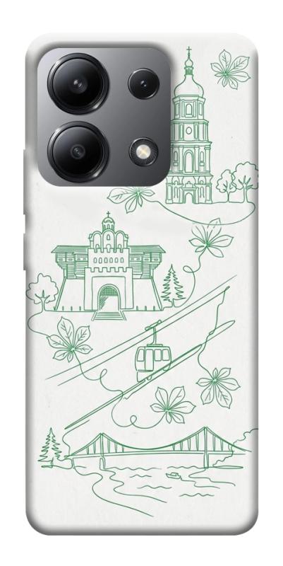 Чохол itsPrint Heart of Kyiv для Xiaomi Redmi Note 13 4G, love ukraine, купити оптом з доставкою