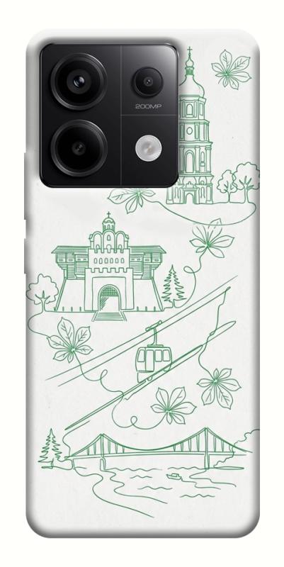 Чохол itsPrint Heart of Kyiv для Xiaomi Redmi Note 13 Pro 4G, love ukraine, купити оптом з доставкою