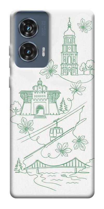 Чохол itsPrint Heart of Kyiv для Motorola Edge 50 Fusion, love ukraine, купити оптом з доставкою