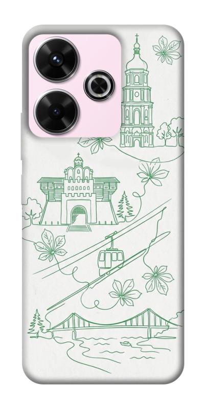Чохол itsPrint Heart of Kyiv для Xiaomi Redmi 13 4G / Poco M6 4G, love ukraine, купити оптом з доставкою