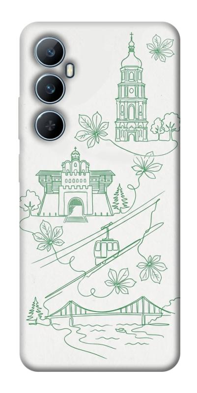 Чехол itsPrint Heart of Kyiv для Realme C65 4G, love ukraine, купить оптом с доставкой