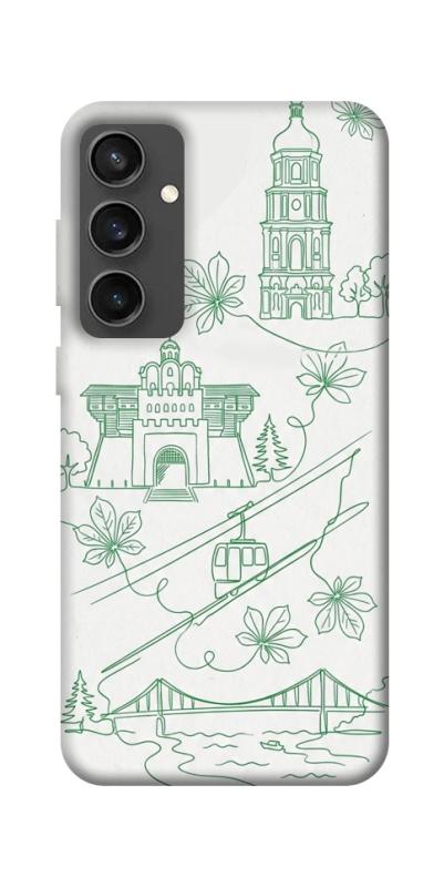 Чохол itsPrint Heart of Kyiv для Samsung Galaxy S24 FE, love ukraine, купити оптом з доставкою