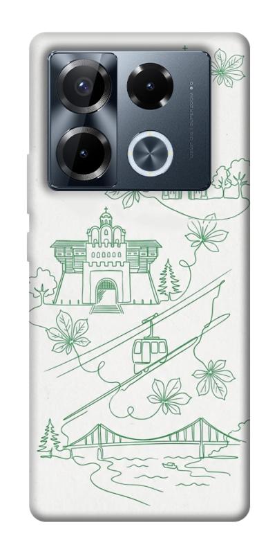 Чохол itsPrint Heart of Kyiv для Infinix Note 40 Pro 4G, love ukraine, купити оптом з доставкою