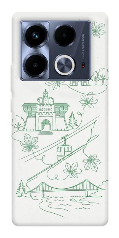 Чохол itsPrint Heart of Kyiv для Infinix Note 40 4G, love ukraine, купити оптом з доставкою