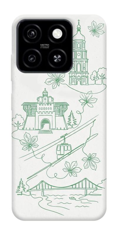 Чохол itsPrint Heart of Kyiv для ZTE Blade A55 4G, love ukraine, купити оптом з доставкою