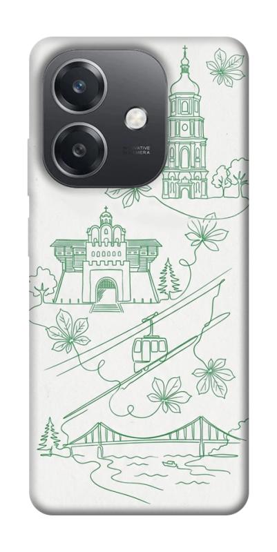 Чохол itsPrint Heart of Kyiv для Oppo A3 4G, love ukraine, купити оптом з доставкою