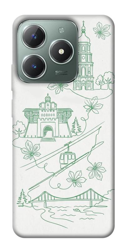 Чохол itsPrint Heart of Kyiv для Realme C61 4G, love ukraine, купити оптом з доставкою