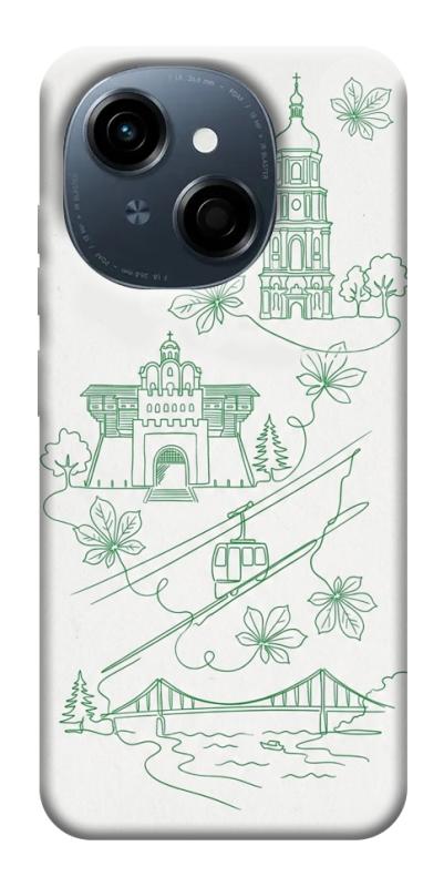 Чохол itsPrint Heart of Kyiv для TECNO Spark Go 1, love ukraine, купити оптом з доставкою