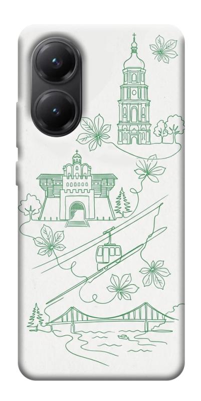 Чохол itsPrint Heart of Kyiv для Xiaomi Poco X7 Pro, love ukraine, купити оптом з доставкою