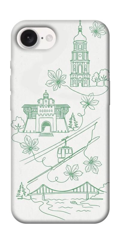 Чохол itsPrint Heart of Kyiv для Apple iPhone 16e (6.1"), love ukraine, купити оптом з доставкою
