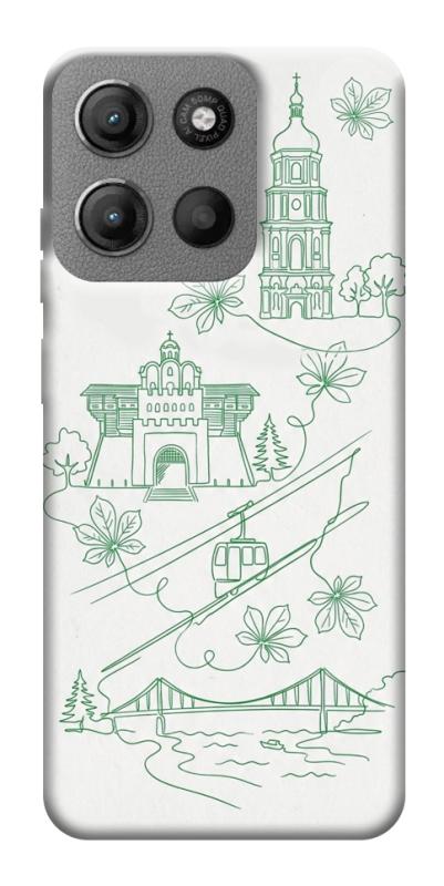 Чехол itsPrint Heart of Kyiv для Motorola Moto G15 4G, love ukraine, купить оптом с доставкой