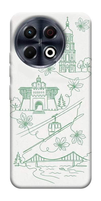 Чехол itsPrint Heart of Kyiv для TECNO Spark 30 Pro (KL7), love ukraine, купить оптом с доставкой
