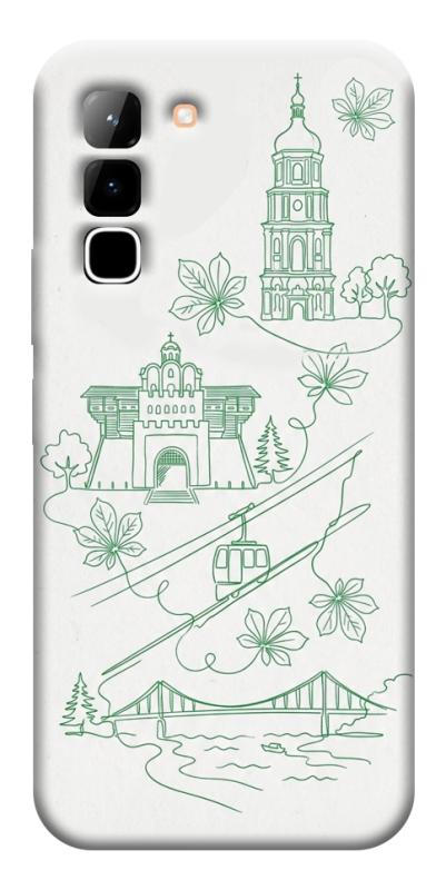 Чехол itsPrint Heart of Kyiv для Infinix Hot 70, love ukraine, купить оптом с доставкой