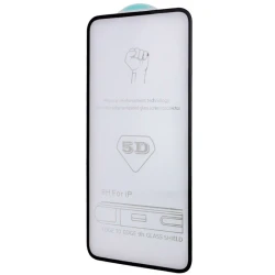 Захисне скло 5D Hard (full glue) (тех.пак) для Apple iPhone 15 / 16 (6.1")