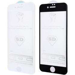 Захисне скло 5D Hard (full glue) (тех.пак) для Apple iPhone 6/6s (4.7")