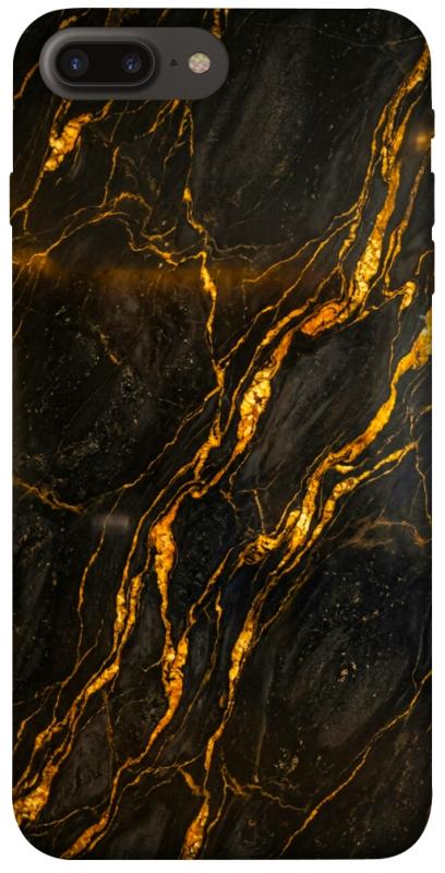 Чохол itsPrint Black gold для Apple iPhone 7 plus / 8 plus (5.5"), мармур, купити оптом з доставкою