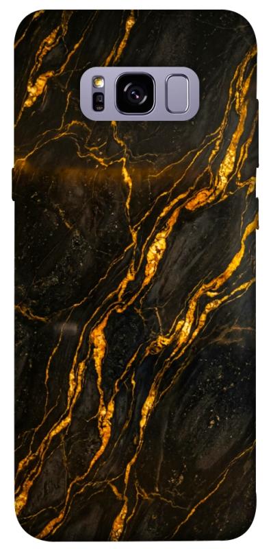 Чехол itsPrint Black gold для Samsung G955 Galaxy S8 Plus, мрамор, купить оптом с доставкой