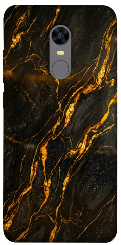 Чехол itsPrint Black gold для Xiaomi Redmi 5 Plus / Redmi Note 5 (Single Camera), мрамор, купить оптом с доставкой