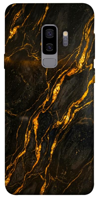 Чехол itsPrint Black gold для Samsung Galaxy S9+, мрамор, купить оптом с доставкой