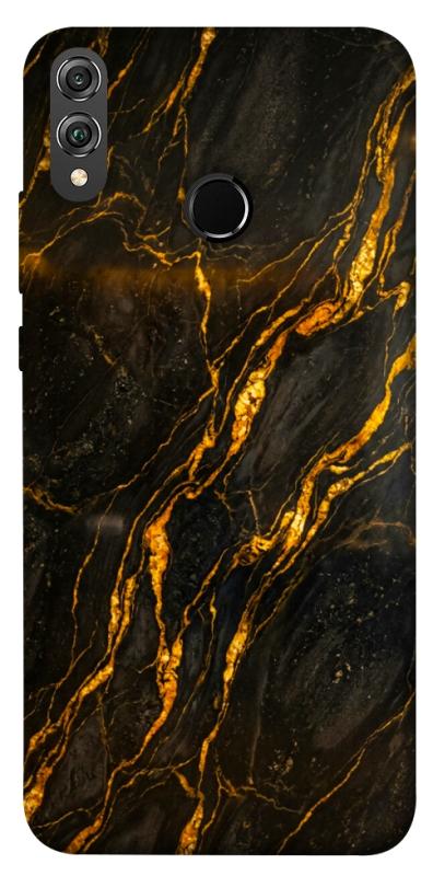Чехол itsPrint Black gold для Huawei Honor 8X, мрамор, купить оптом с доставкой