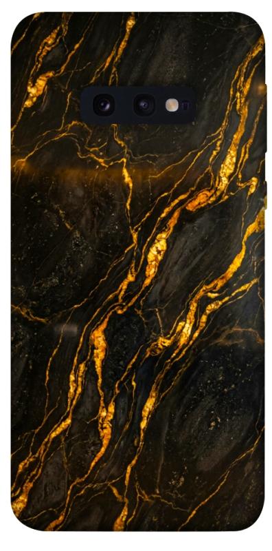 Чехол itsPrint Black gold для Samsung Galaxy S10e, мрамор, купить оптом с доставкой