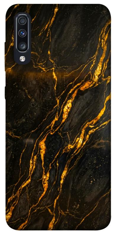 Чехол itsPrint Black gold для Samsung Galaxy A70 (A705F), мрамор, купить оптом с доставкой