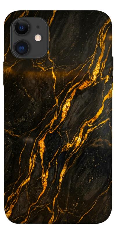 Чохол itsPrint Black gold для Apple iPhone 11 (6.1"), мармур, купити оптом з доставкою