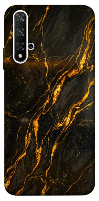 Чехол itsPrint Black gold для Huawei Honor 20 / Nova 5T, мрамор, купить оптом с доставкой