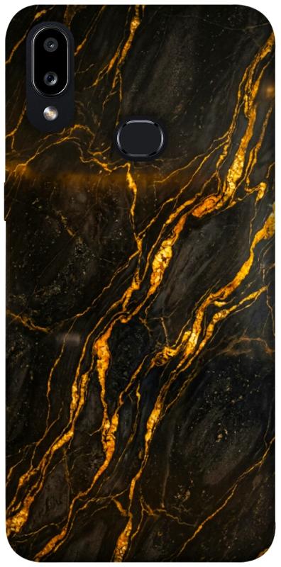 Чехол itsPrint Black gold для Samsung Galaxy A10s, мрамор, купить оптом с доставкой