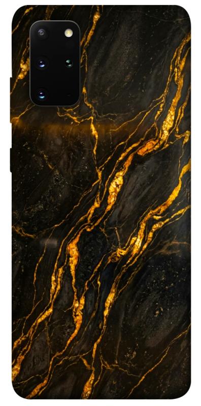 Чехол itsPrint Black gold для Samsung Galaxy S20+, мрамор, купить оптом с доставкой