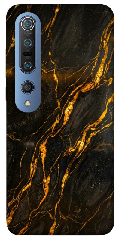 Чохол itsPrint Black gold для Xiaomi Mi 10 / Mi 10 Pro, мармур, купити оптом з доставкою