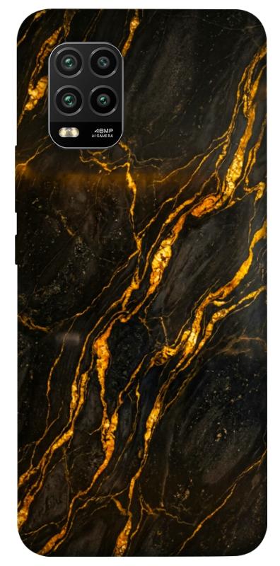 Чохол itsPrint Black gold для Xiaomi Mi 10 Lite, мармур, купити оптом з доставкою