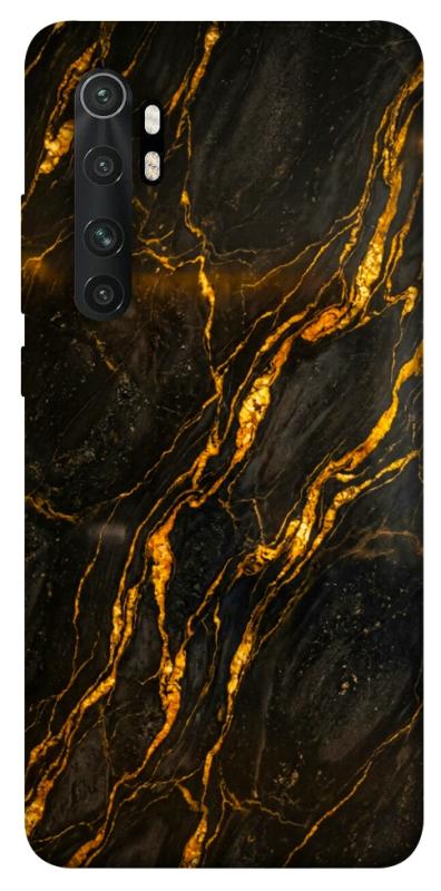 Чохол itsPrint Black gold для Xiaomi Mi Note 10 Lite, мармур, купити оптом з доставкою