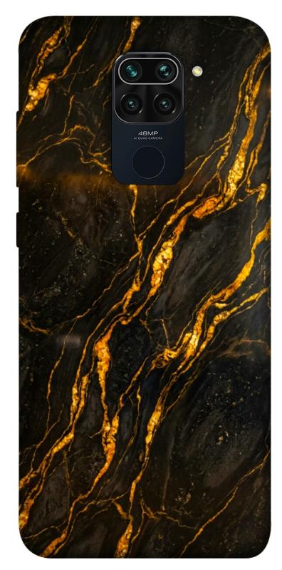 Чехол itsPrint Black gold для Xiaomi Redmi Note 9 / Redmi 10X, мрамор, купить оптом с доставкой
