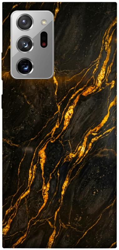 Чохол itsPrint Black gold для Samsung Galaxy Note 20 Ultra, мармур, купити оптом з доставкою