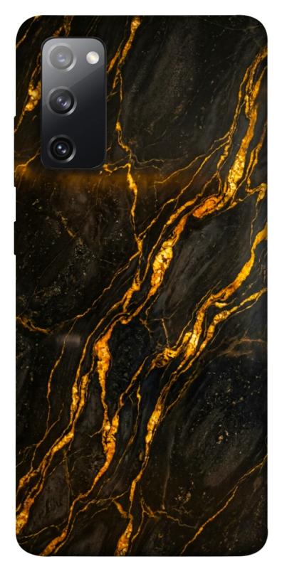 Чехол itsPrint Black gold для Samsung Galaxy S20 FE, мрамор, купить оптом с доставкой