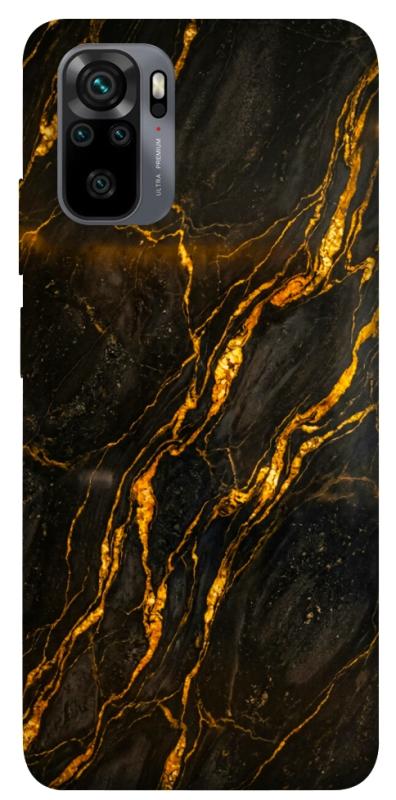 Чохол itsPrint Black gold для Xiaomi Redmi Note 10 / Note 10s, мармур, купити оптом з доставкою